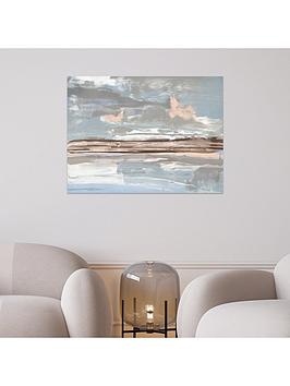 Product photograph of The Art Group Taupe Sands Canvas Art Print from very.co.uk