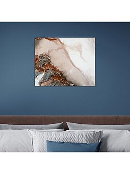 Product photograph of The Art Group Mornington Blush Canvas Art Print By Petra Meikle De Vlas from very.co.uk