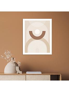 Product photograph of The Art Group Mid Century No 1 By Elena Ristova Framed Canvas Art Print from very.co.uk