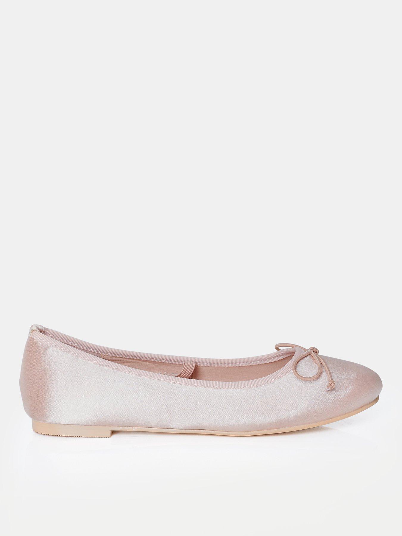 Public Desire Wide Fit Alexa Ballerina - Pink | Very.co.uk