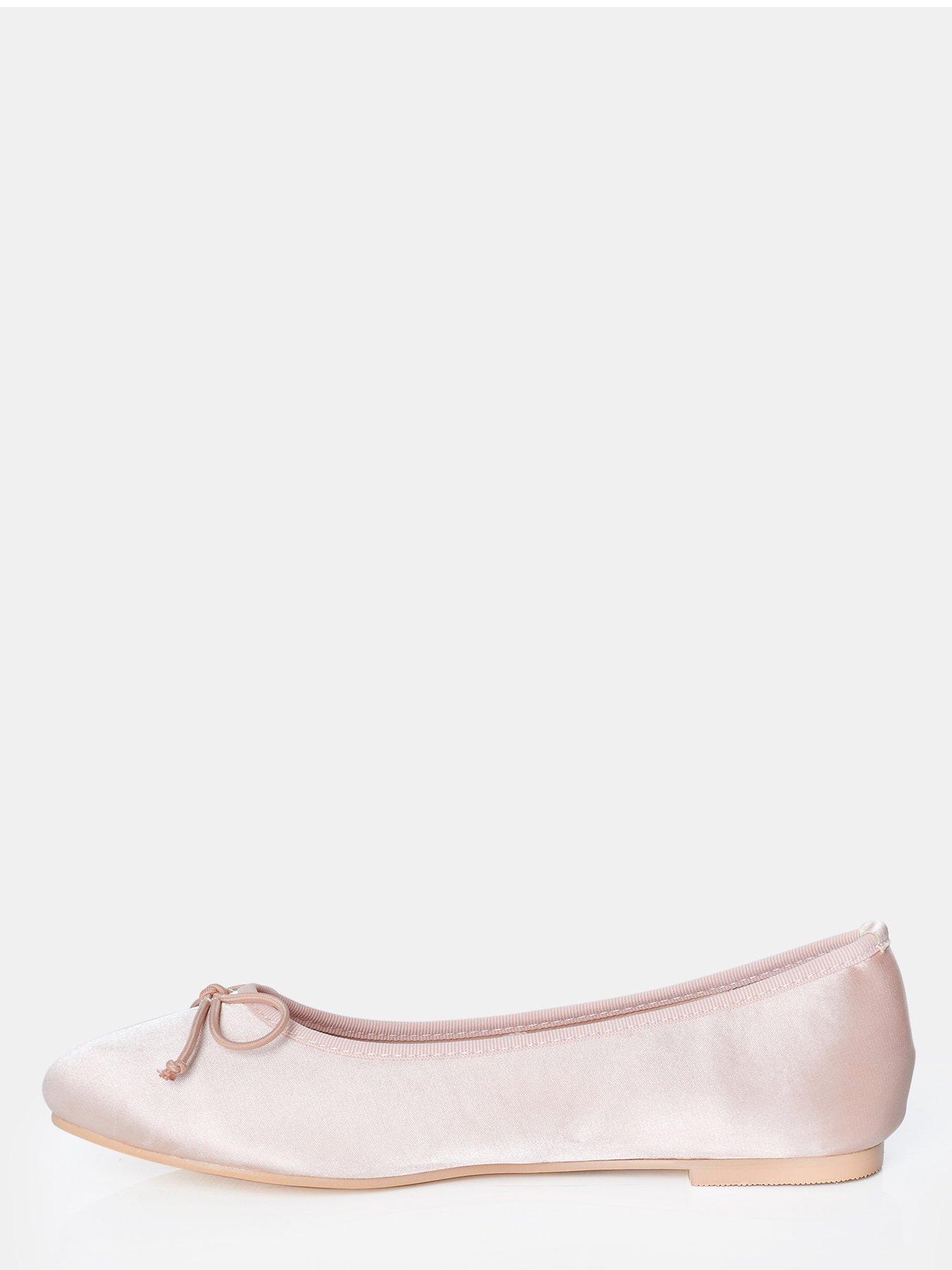 Public Desire Wide Fit Alexa Ballerina - Pink | Very.co.uk