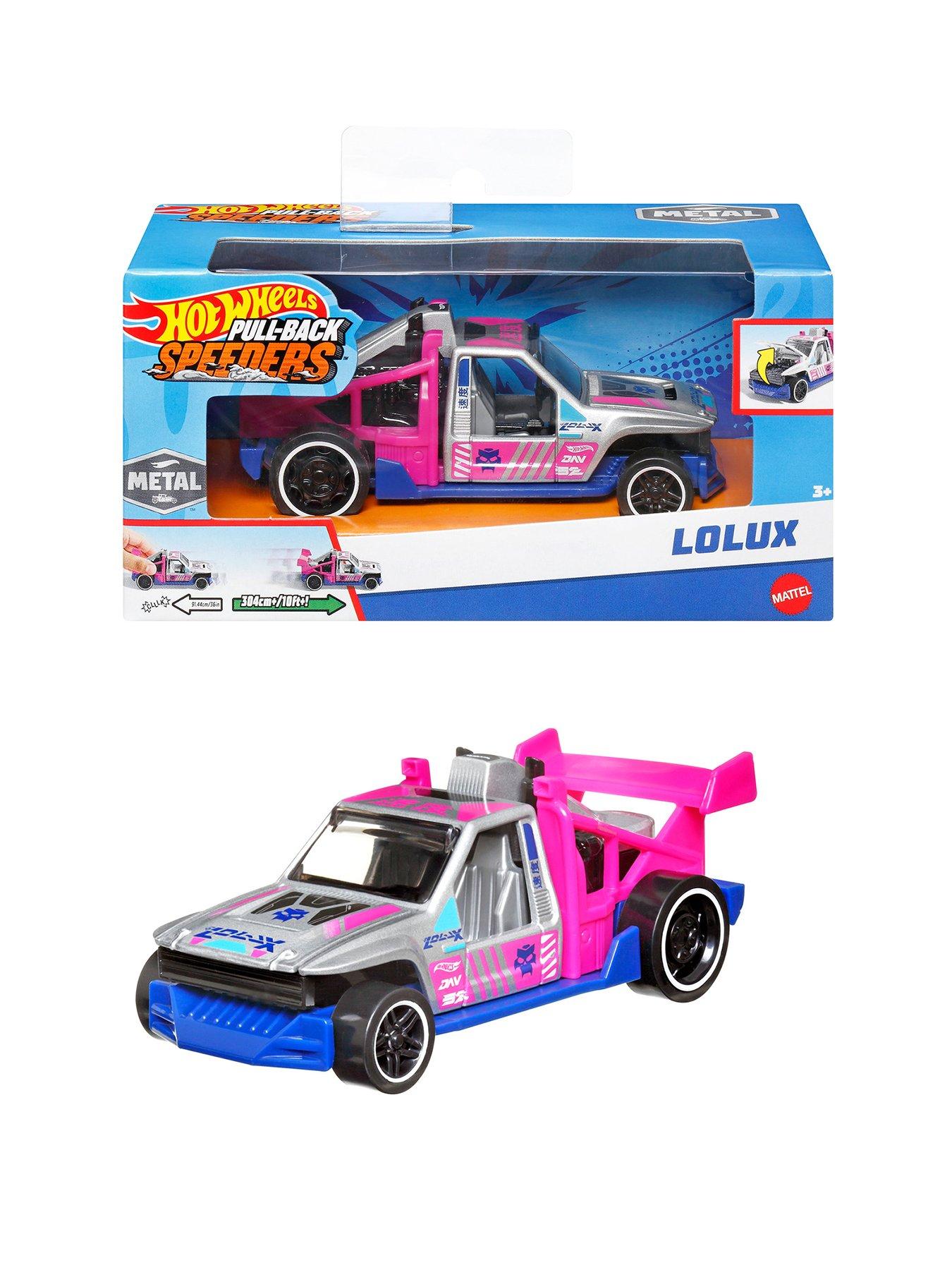 Hot Wheels Pull-Back Speeders Die-cast Vehicle Assortment | Very.co.uk