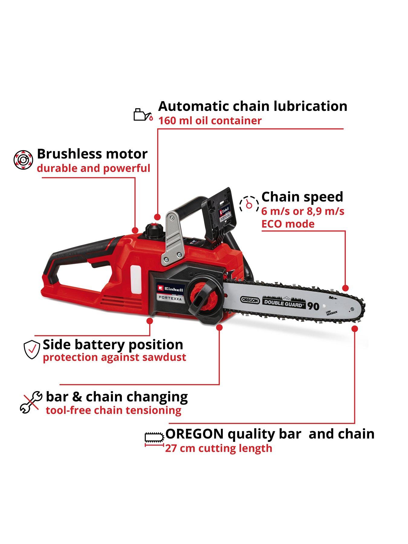 Image 3 of 8 of Einhell PXC Cordless Chainsaw - FORTEXXA 18/30 (18V without battery)