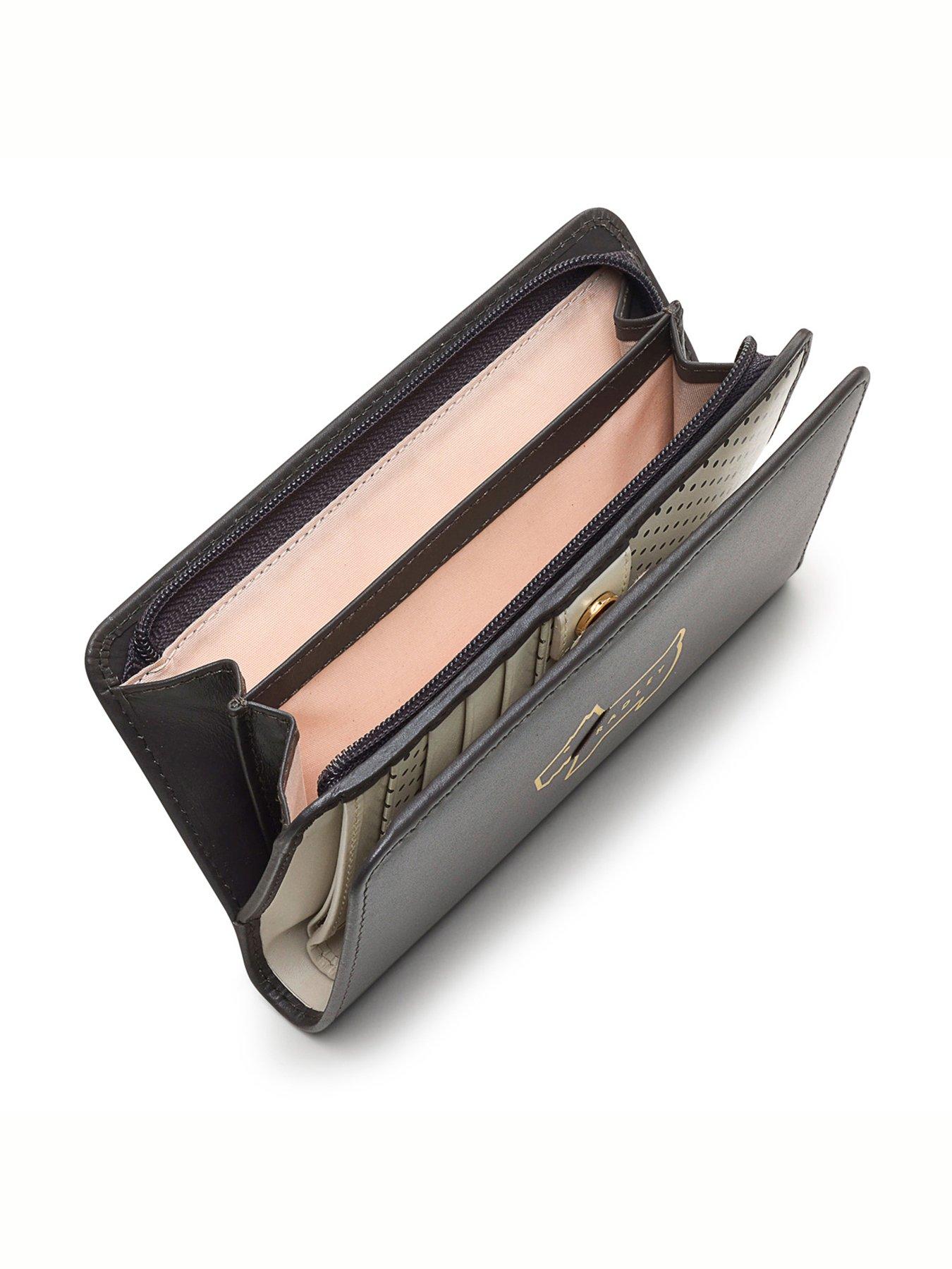 Radley Heritage Dog Outline Medium Bifold Purse very