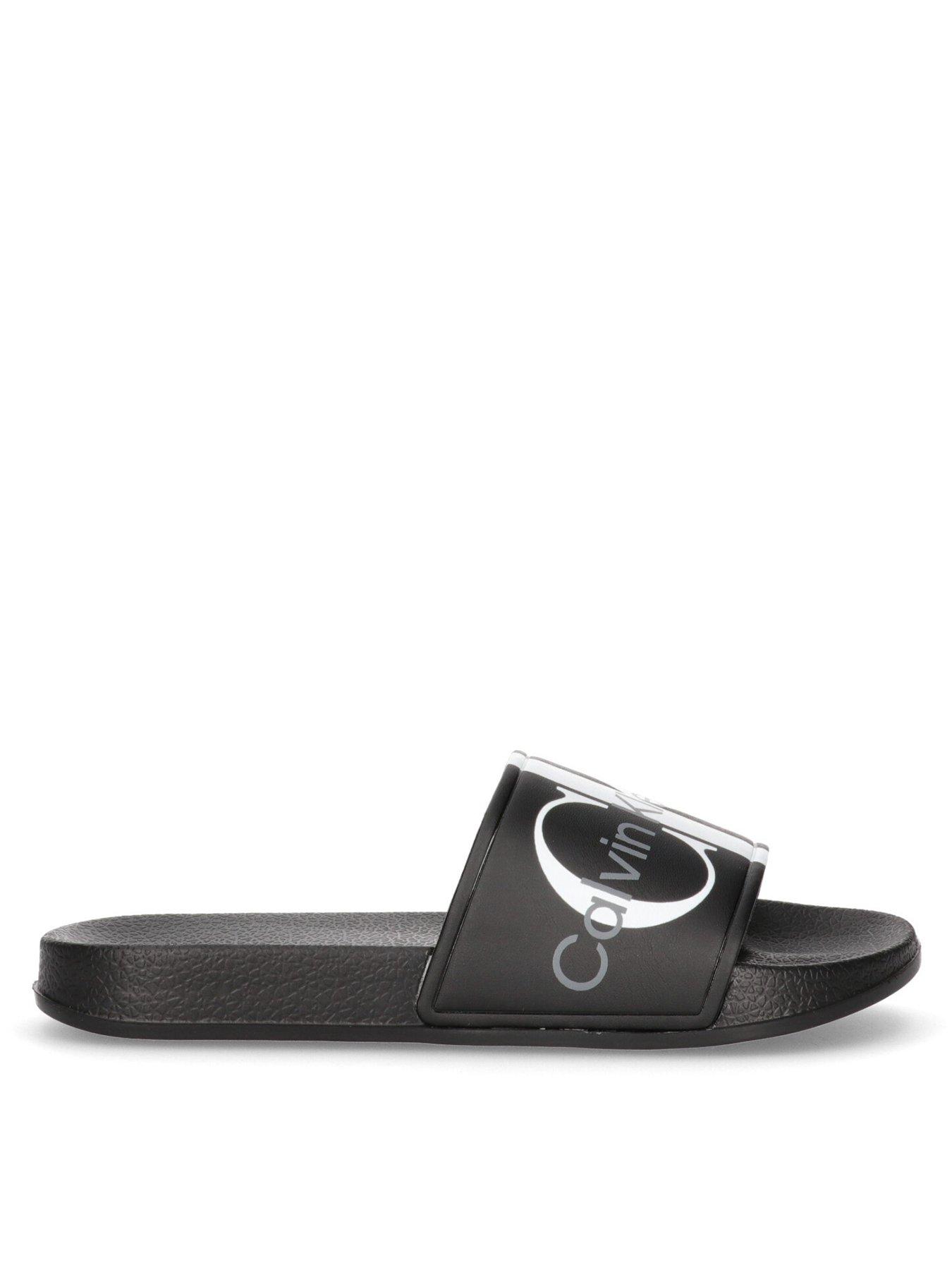 calvin-klein-jeans-kids-logo-pool-slide-black