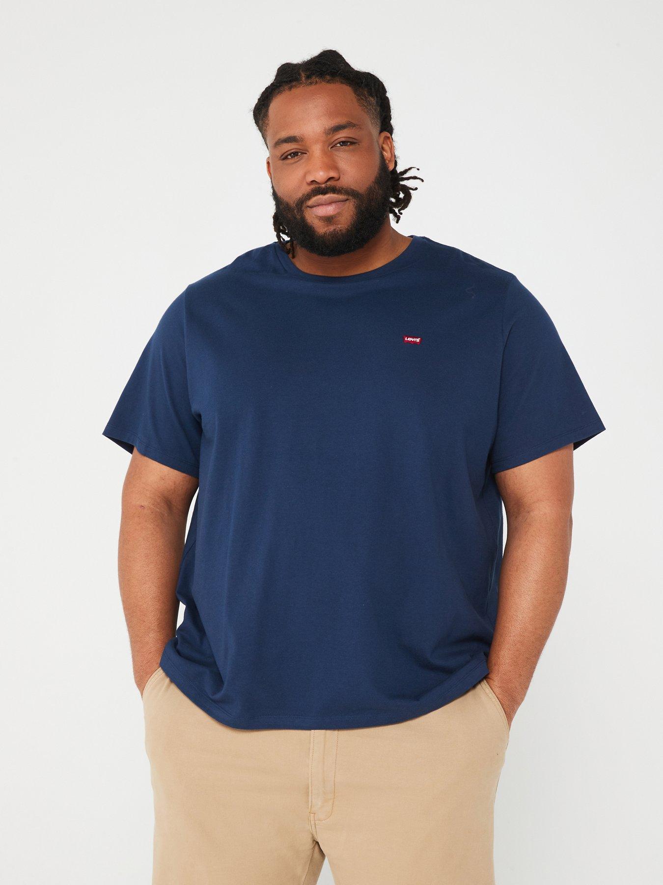 undefined Big  &  Tall Original Housemark Logo T-Shirt - Navy