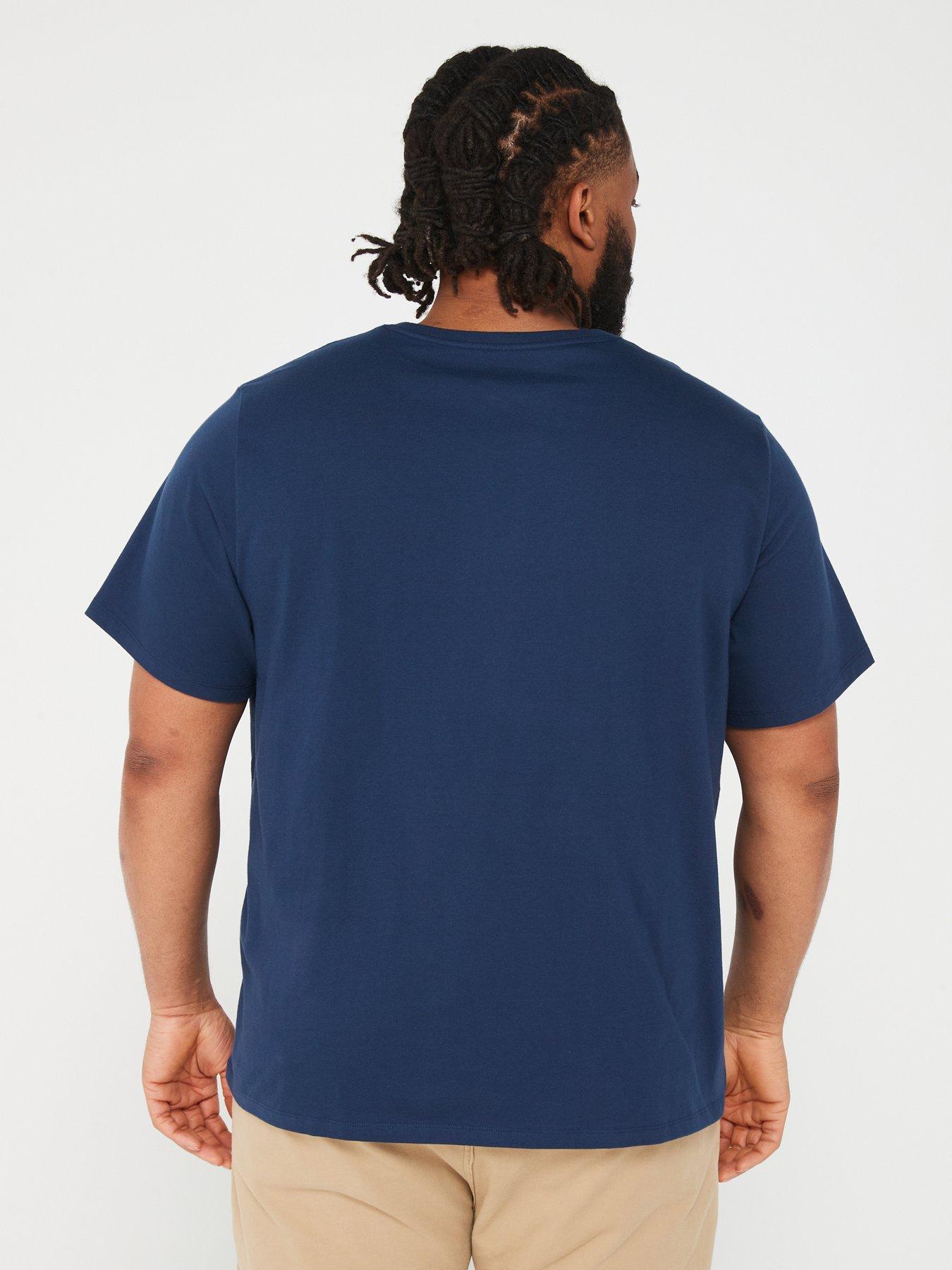 Image 2 of 4 of Levi's Big &amp; Tall Original Housemark Logo T-Shirt - Navy