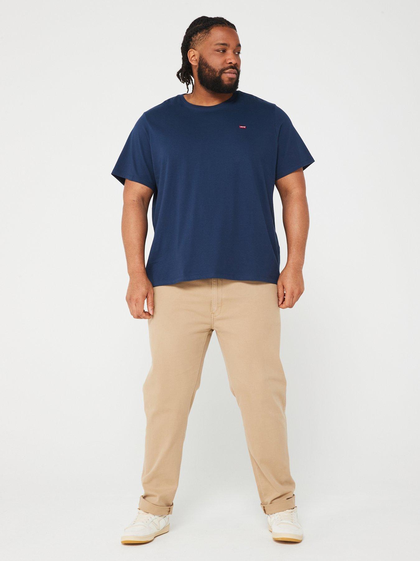 Image 3 of 4 of Levi's Big &amp; Tall Original Housemark Logo T-Shirt - Navy