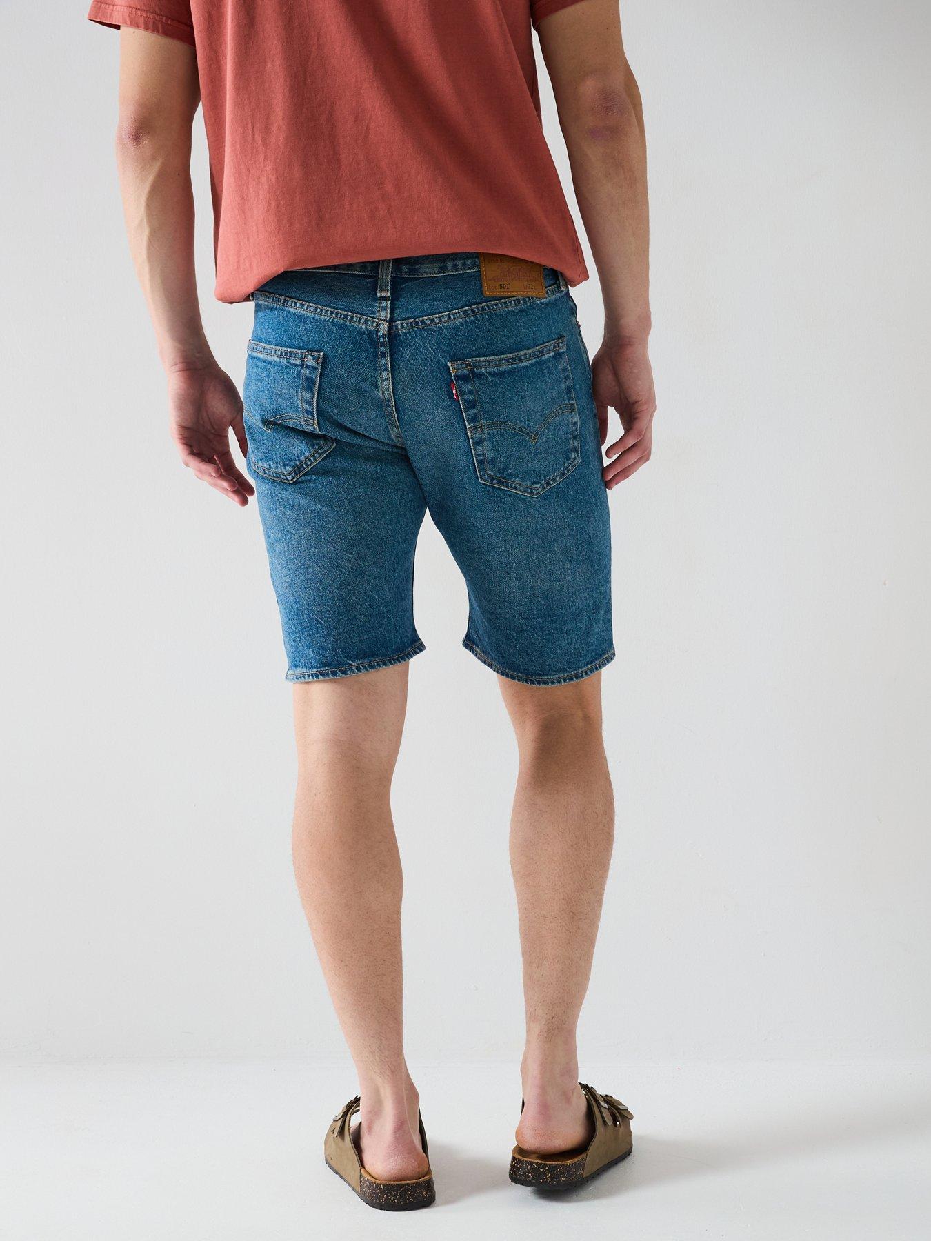 Levi's 501® Original Shorts Denim Korte Broek Mannen, Bleu Eyes Break Short, 30W