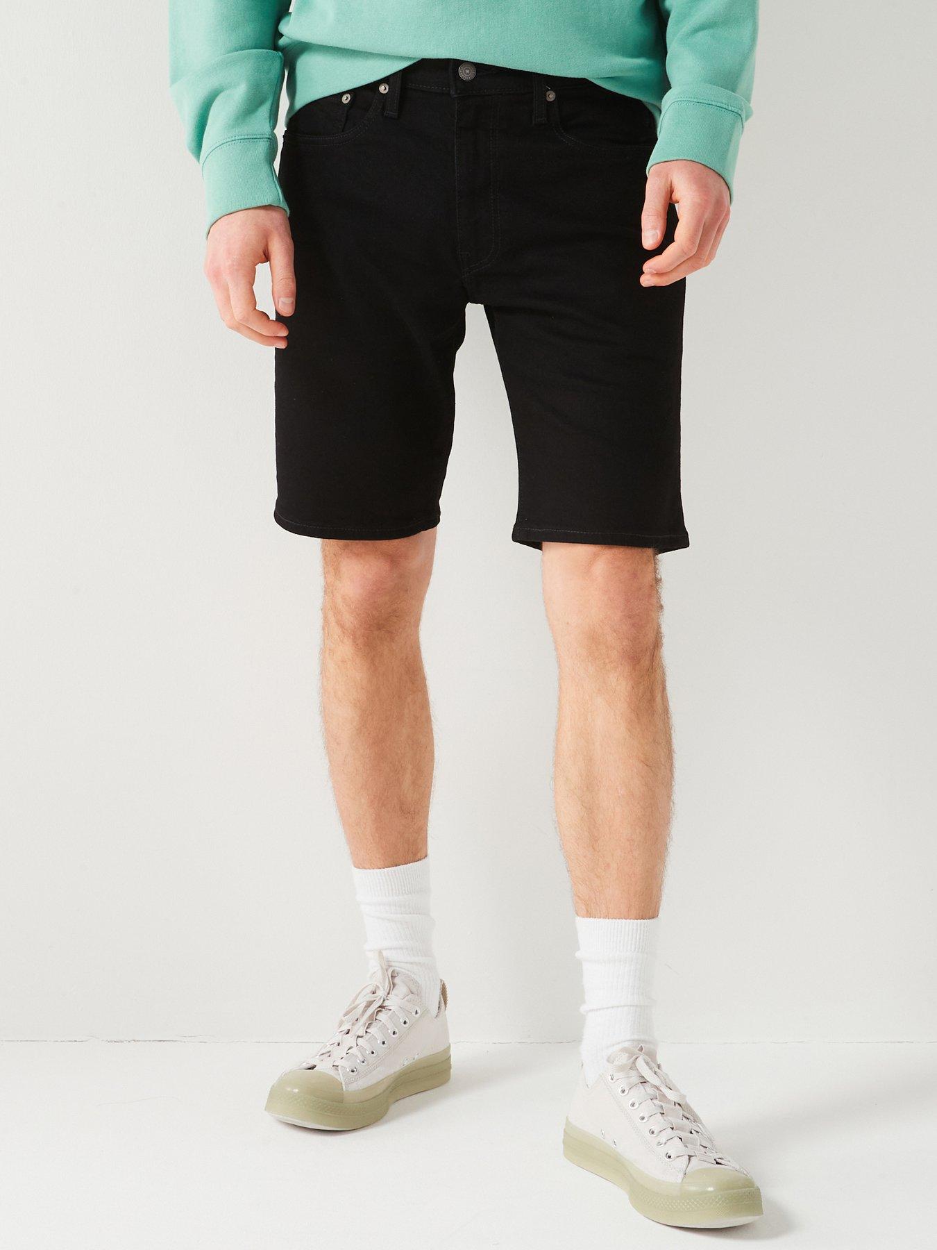 undefined 405 Standard Straight Fit Denim Shorts - Black