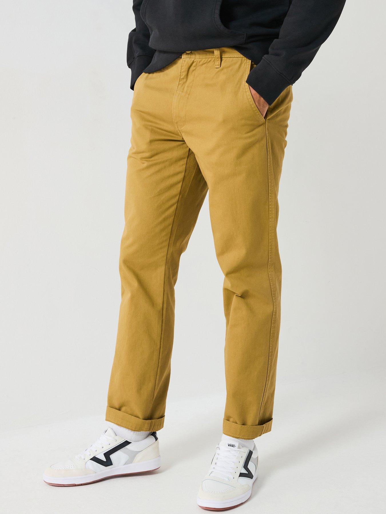 undefined XX Straight Fit Chino Trousers - Brown