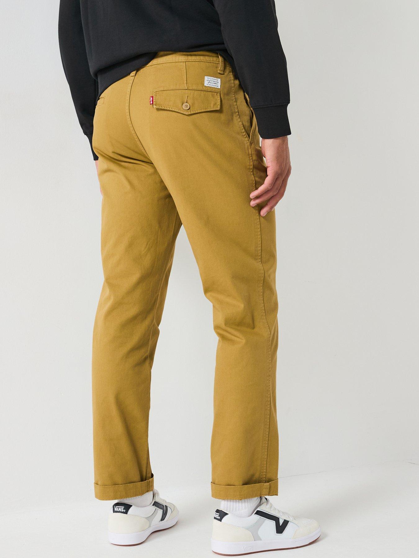 Levi's XX Straight Fit Chino Trousers - Brown | Very