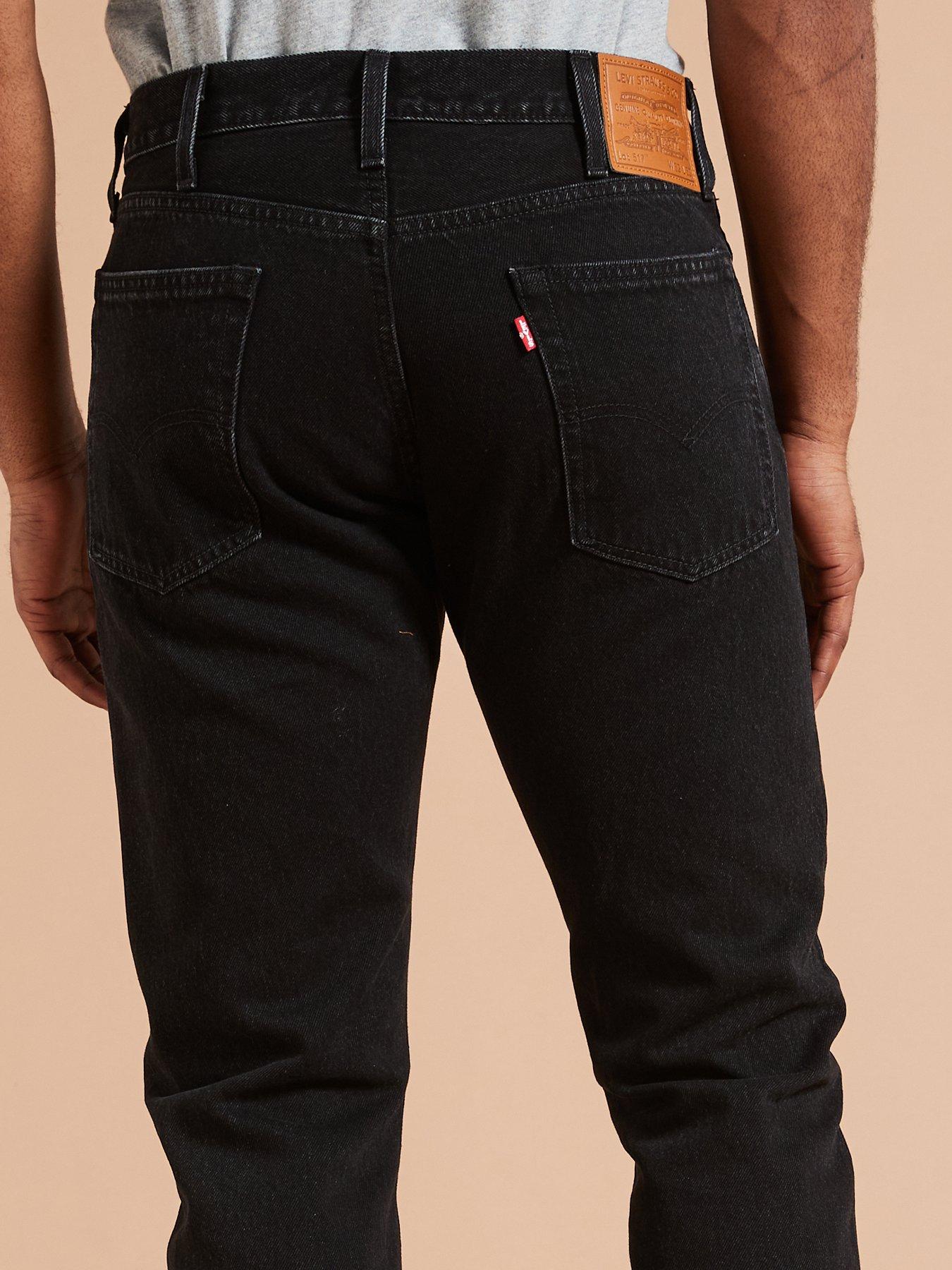 Levi's 517 Straight Bootcut Jeans - Welcome To The Rodeo - Black