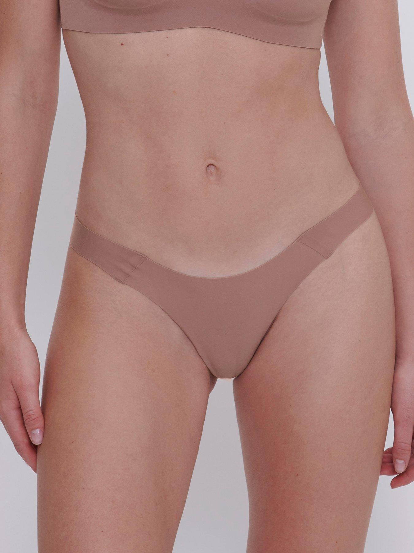 Sloggi Zero Feel seamless lingerie set in cacao