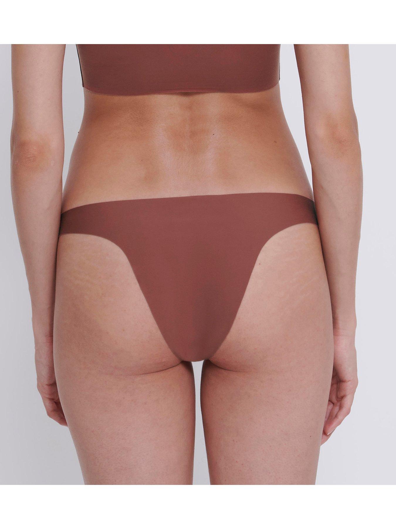 Image 2 of 5 of Sloggi ZERO Feel 2.0 Tiny Tanga Briefs - Burnt Henna Brown