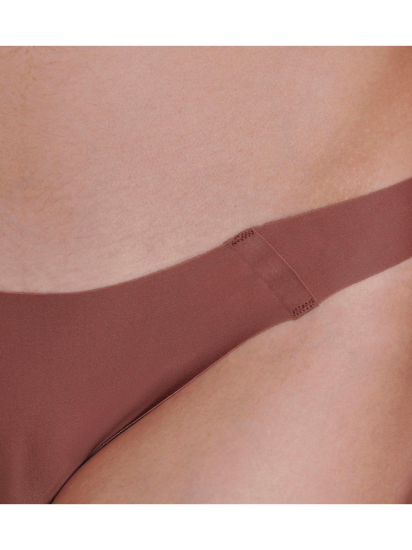 Image 4 of 5 of Sloggi ZERO Feel 2.0 Tiny Tanga Briefs - Burnt Henna Brown