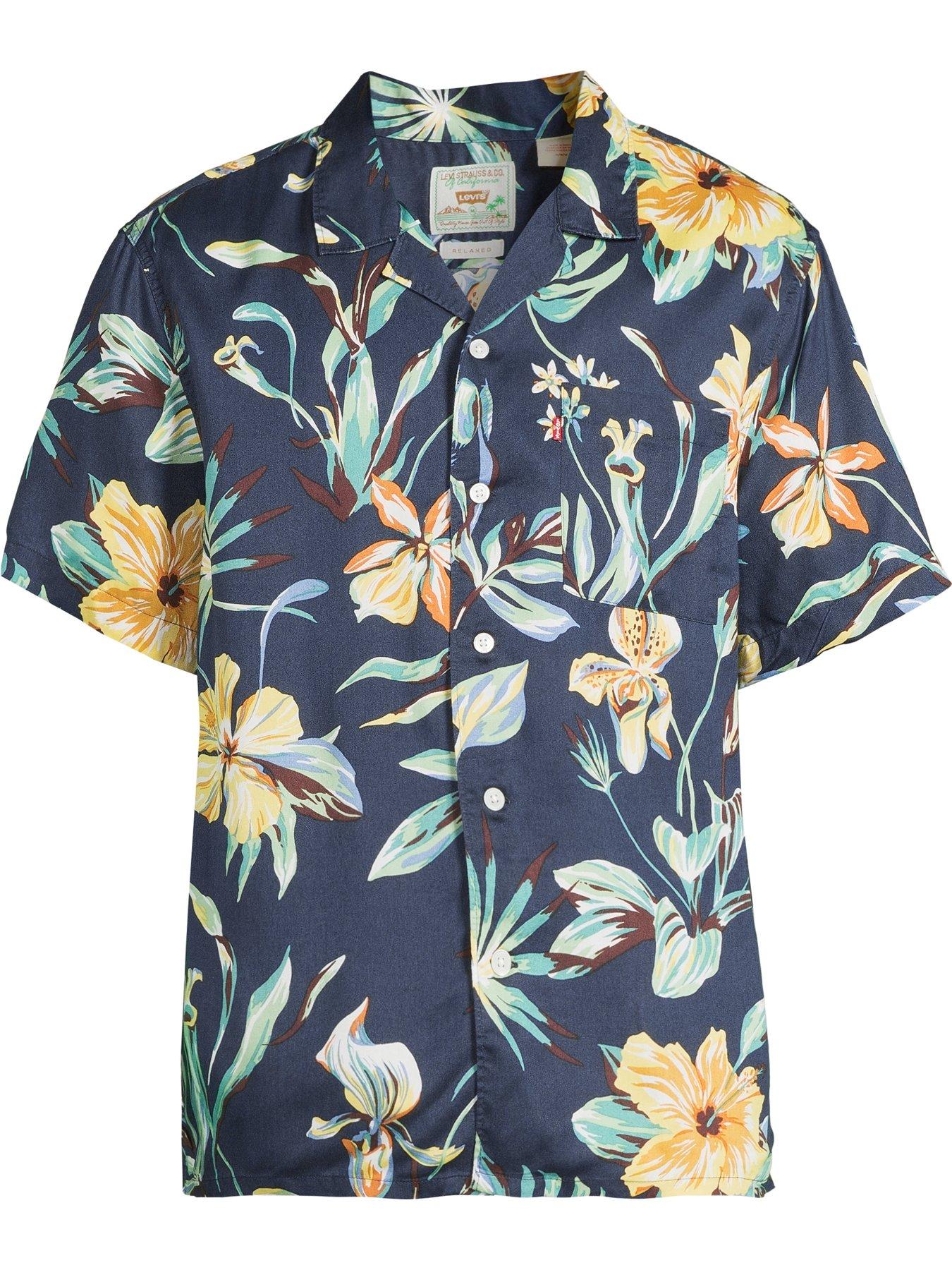 Levi's hawaiian camp shirt hotsell