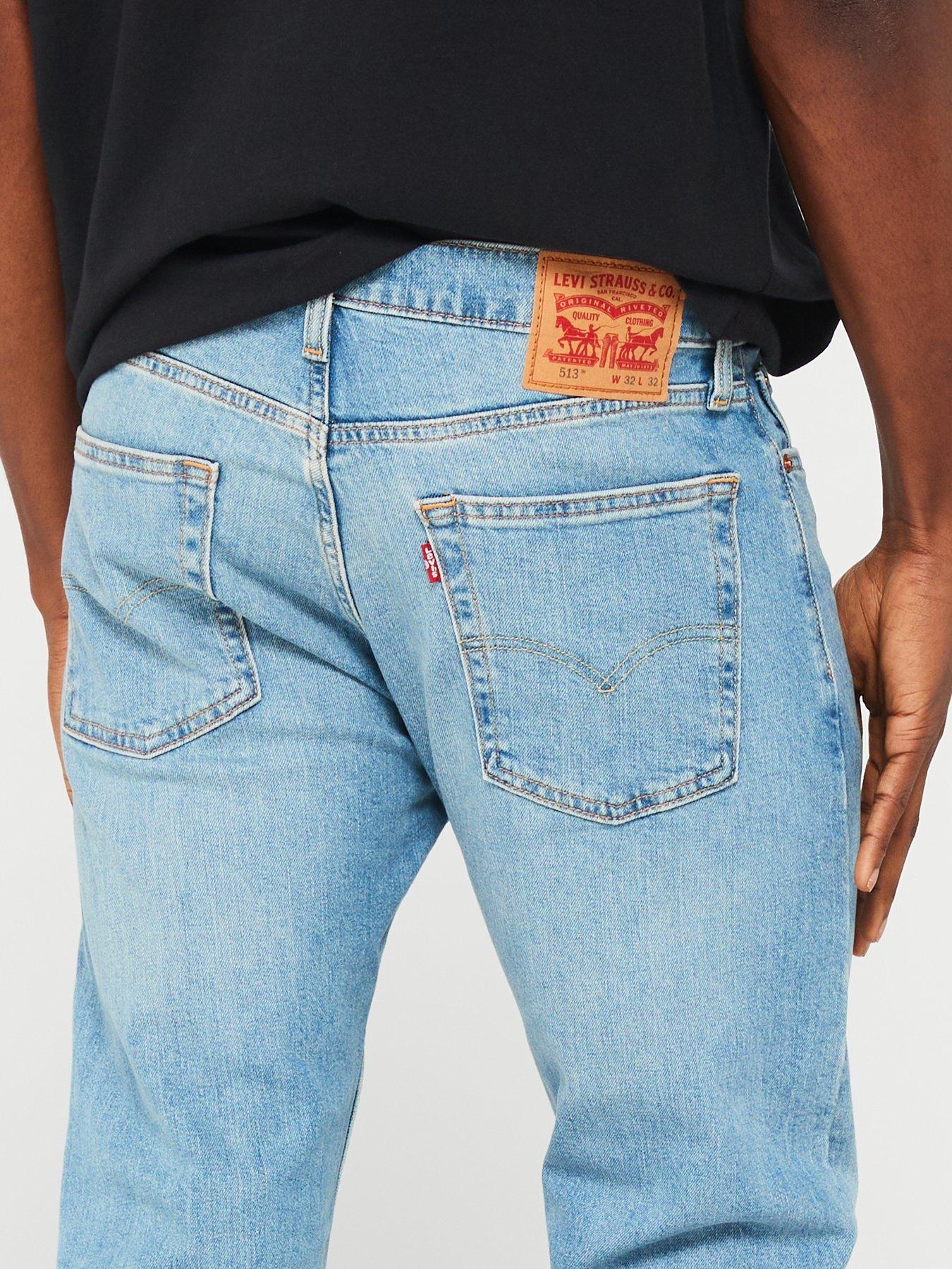 Light blue levi jeans mens best sale