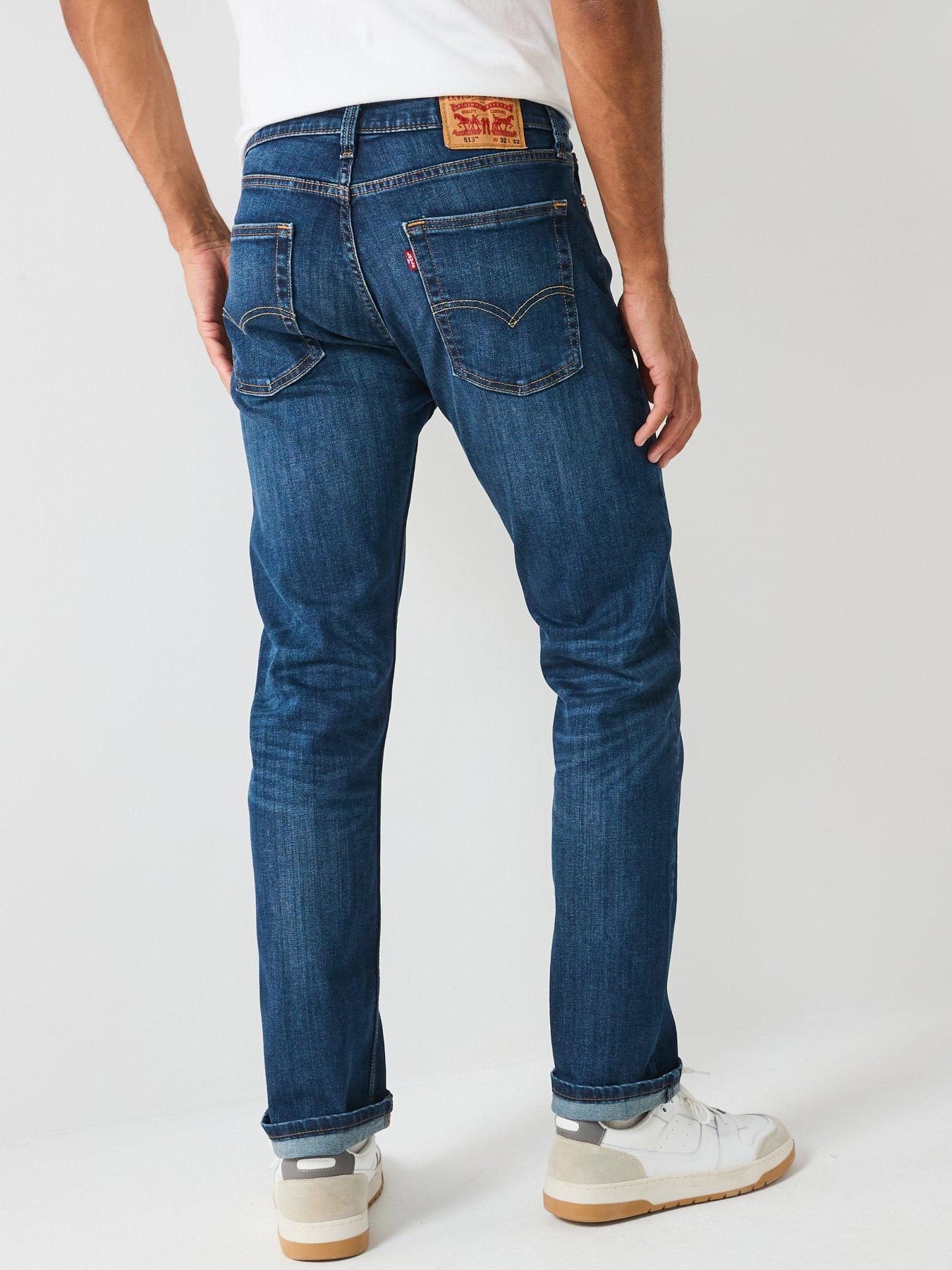 Image 2 of 5 of Levi's 513 Slim Straight Fit Jeans - Tree Topper Adv - Blue