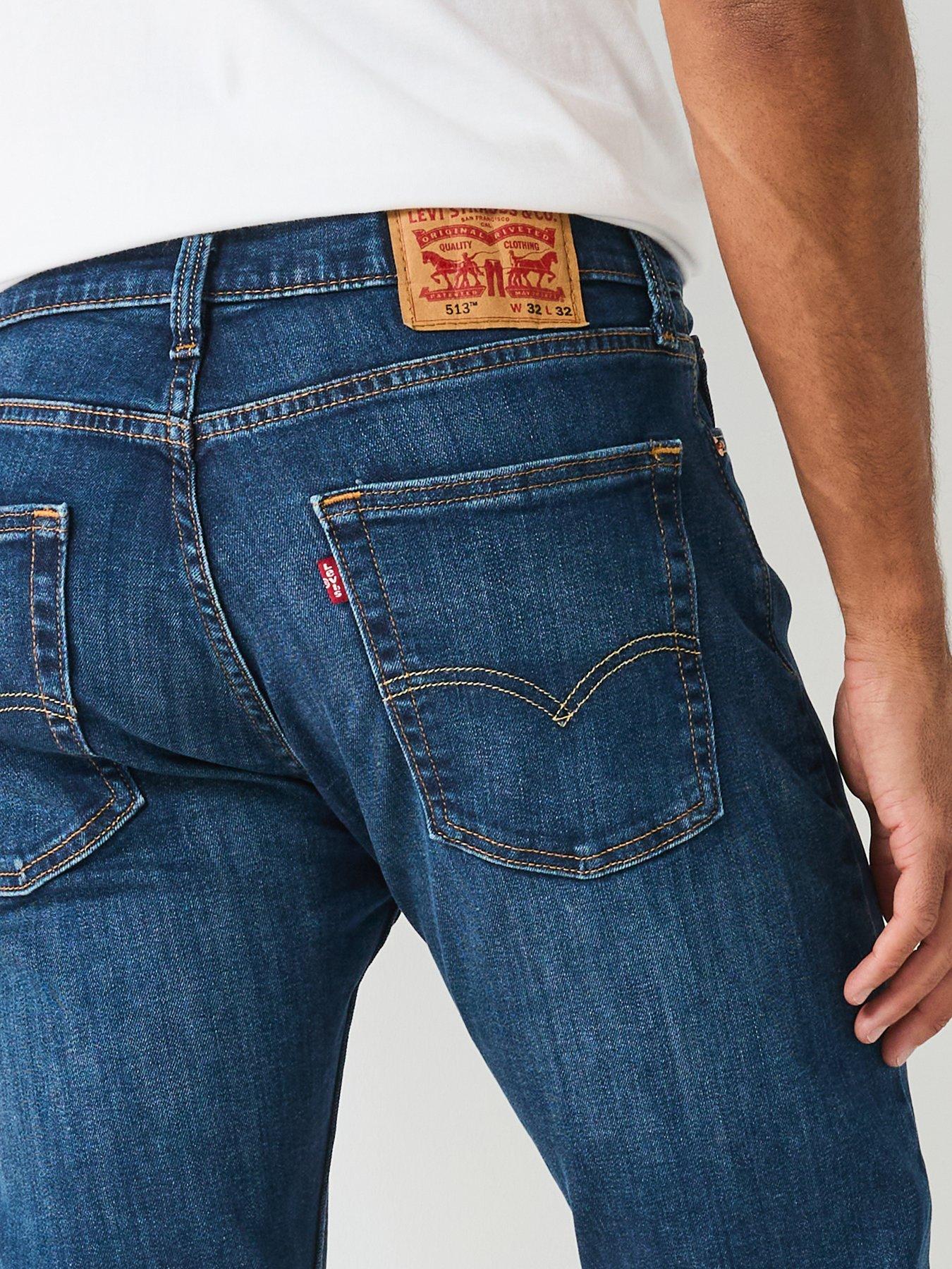 Image 5 of 5 of Levi's 513 Slim Straight Fit Jeans - Tree Topper Adv - Blue