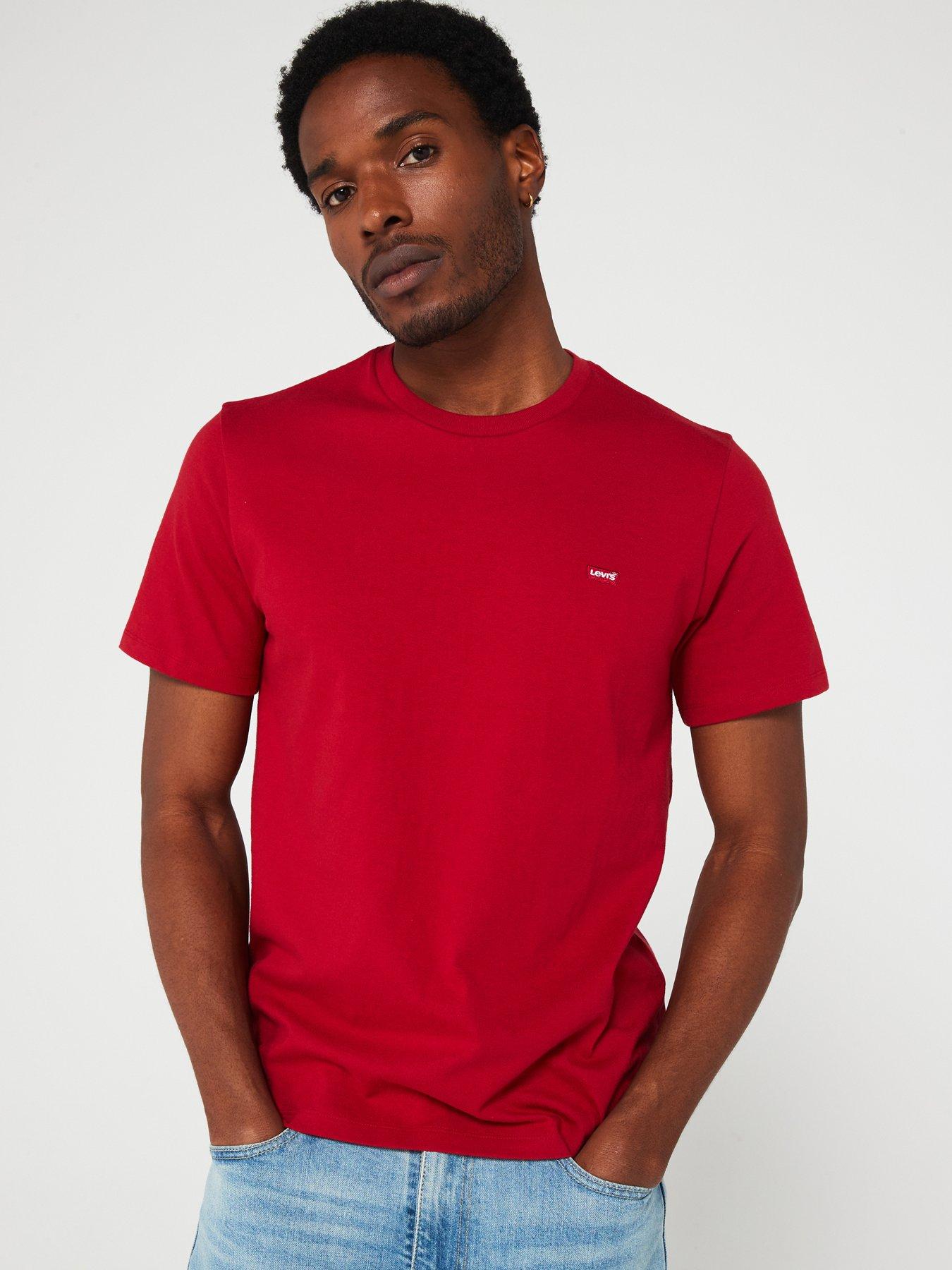 Levis red t shirt best sale