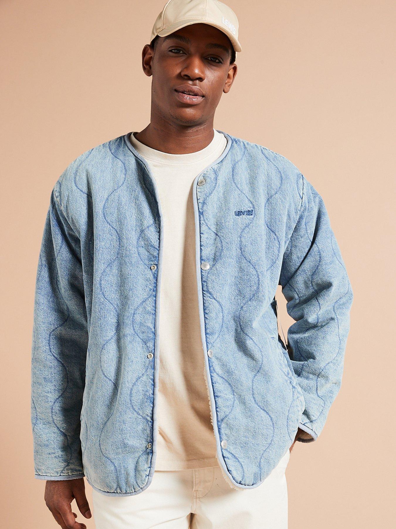undefined Abbotts Reversible Fleece Jacket - Blue