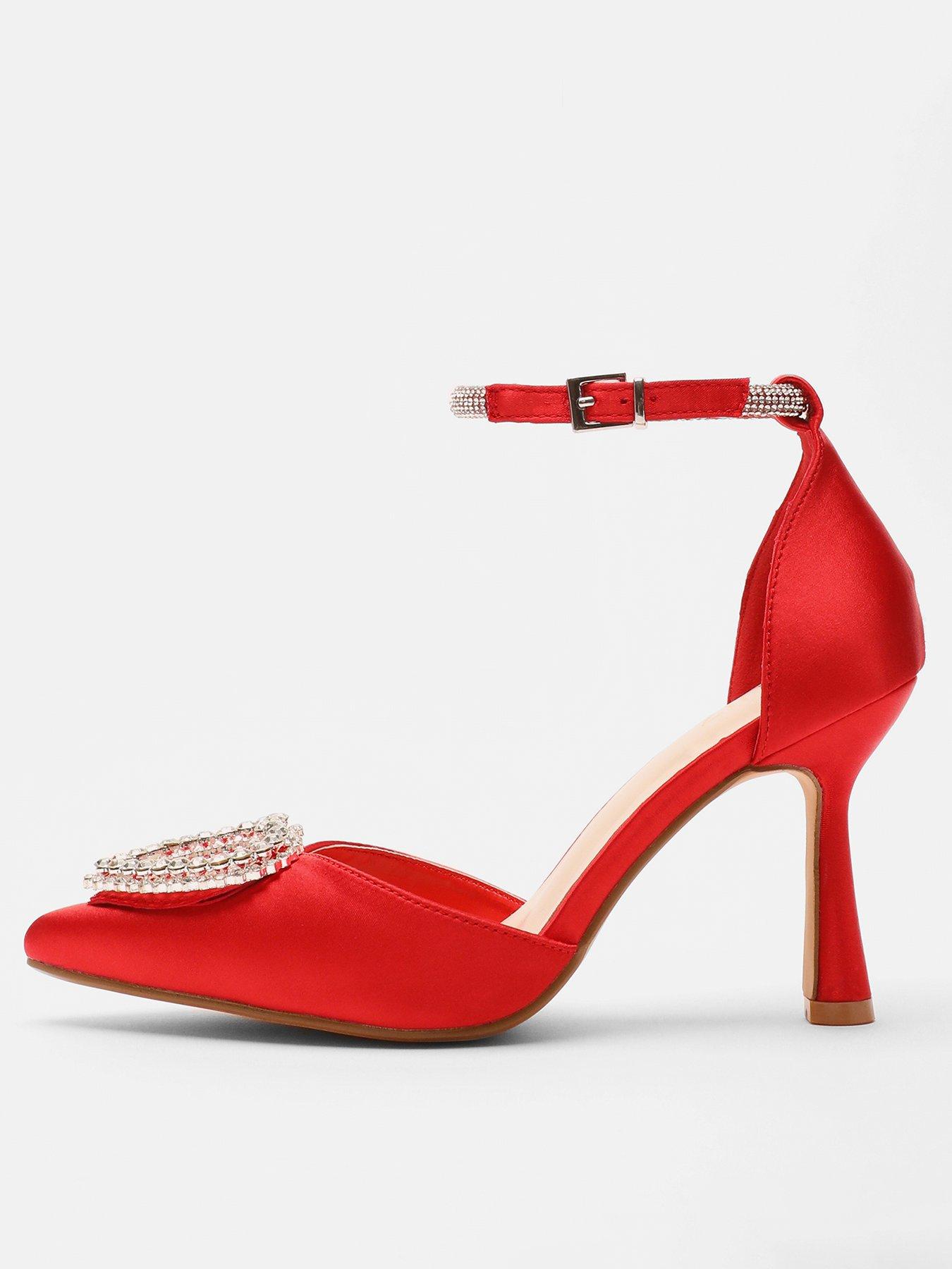 Red best sale court heel