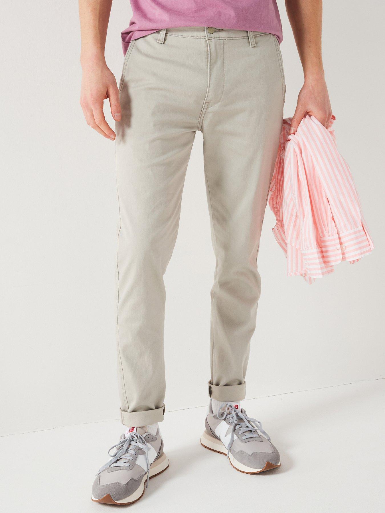 Xx Slim Fit Chino Trousers Grey