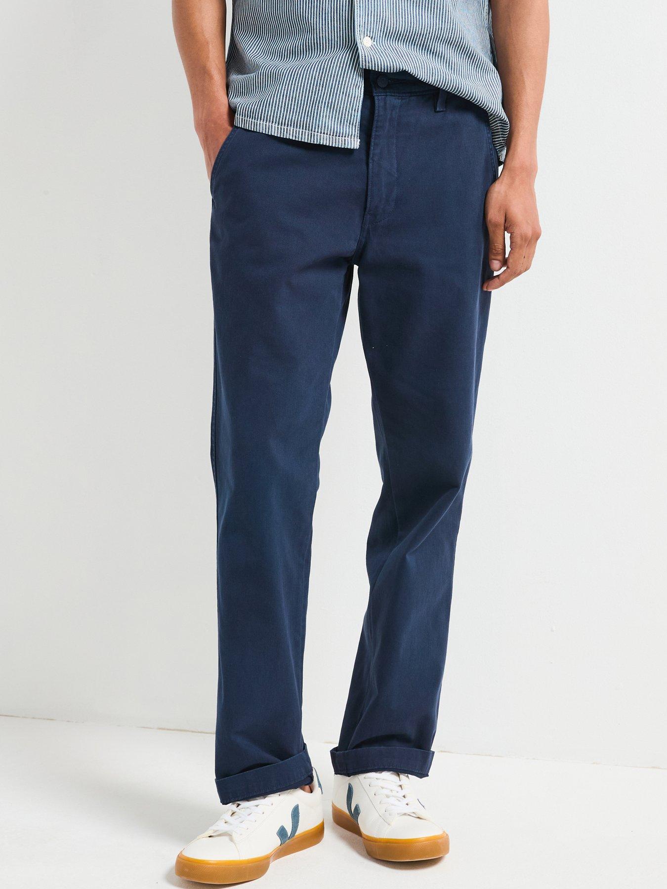undefined XX Straight Fit Chino Trousers - Navy