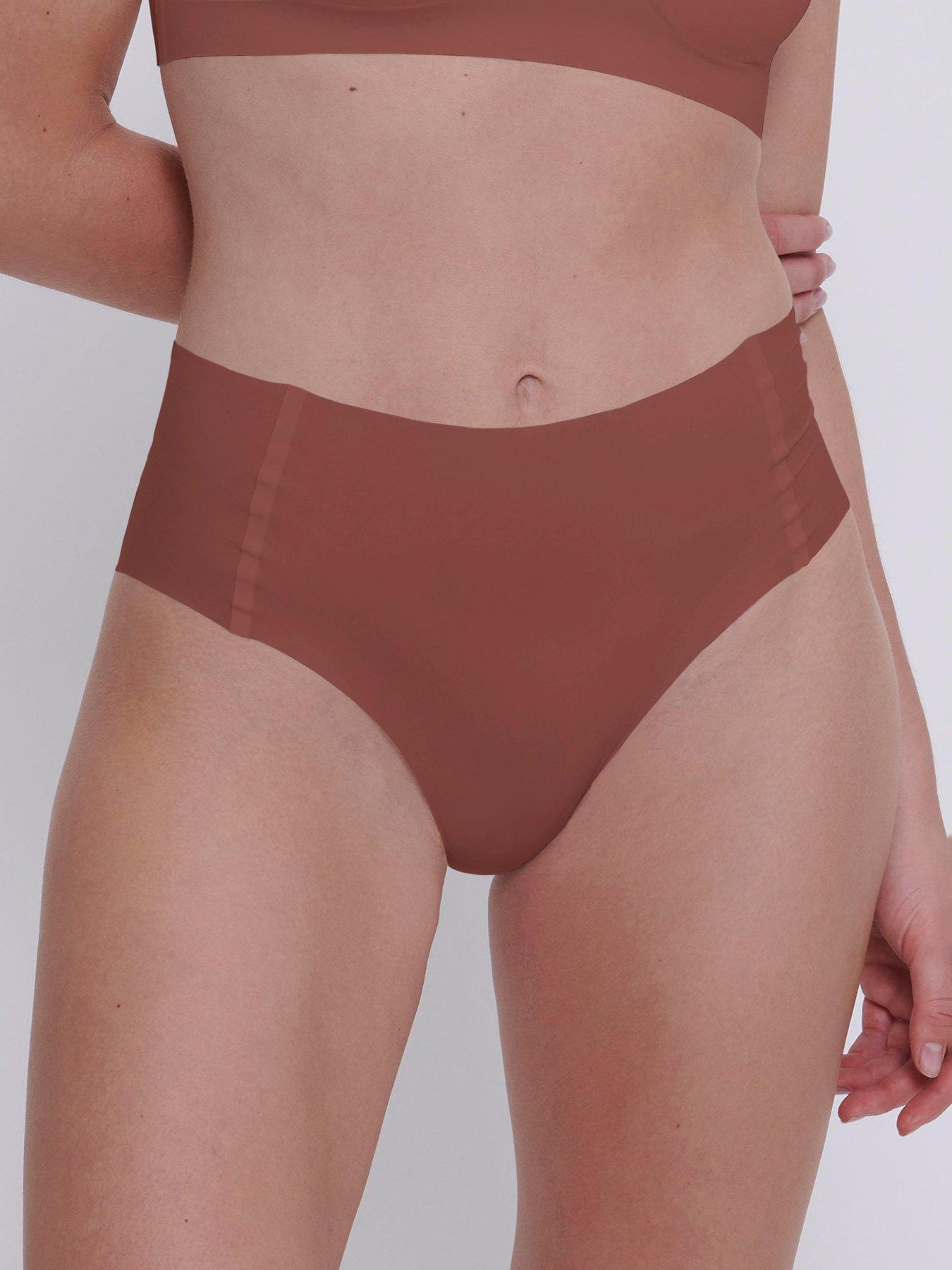 undefined ZERO Feel 2.0 High Waist Briefs - Burnt Henna Brown