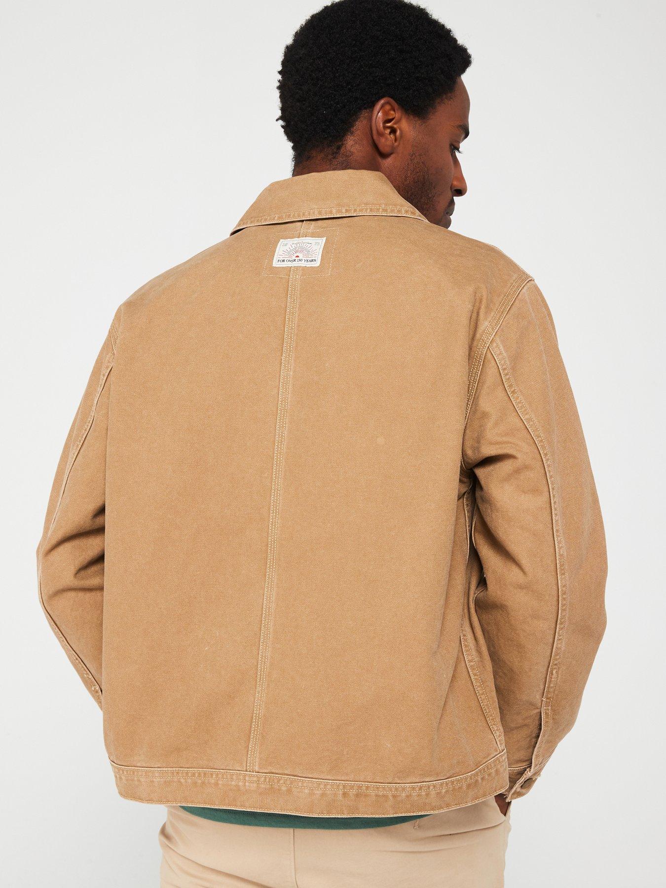 Levis mens khaki clearance jacket