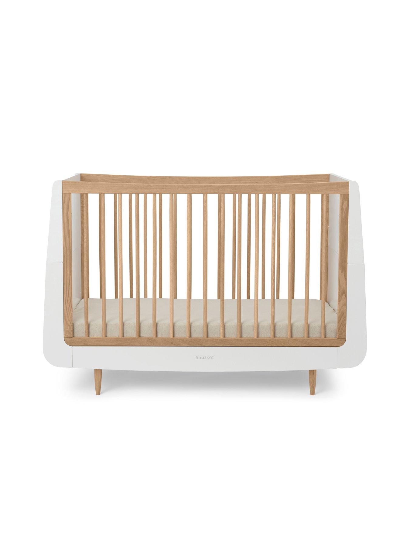 Obaby grace shop cot bed walnut