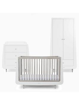 Product photograph of Snuz Snuzkot 3 Piece Nursery Furniture Set The Natural Edit - Silver Birch from very.co.uk
