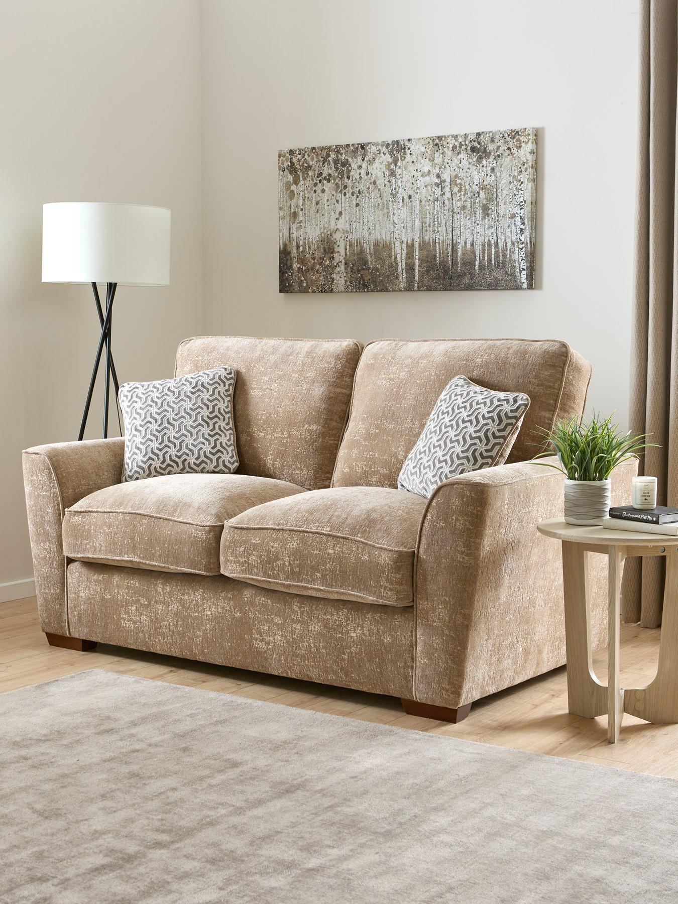 Product photograph of Very Home Ariana 2 Seater Fabric Standard Back Sofa from very.co.uk