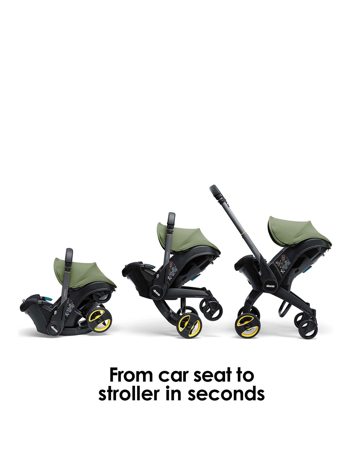 Image 3 of 7 of Doona Doona-i Infant Car Seat - Desert Green