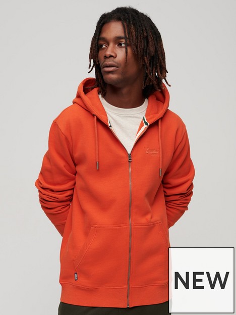 superdry-essential-logo-zip-hoodie-orange