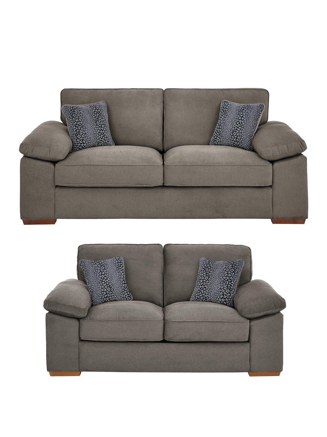 Very Home Dexter 3 Seater + 2 Seater Sofa Set (Buy And Save!) - Charcoal