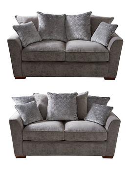 Product photograph of Very Home Betsy 3 Seater 2 Seater Scatter Back Sofa Set Buy And Save from very.co.uk