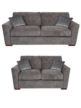 Product photograph of Very Home Betsy 3 Seater 2 Seater Standard Back Sofa Set Buy And Save from very.co.uk