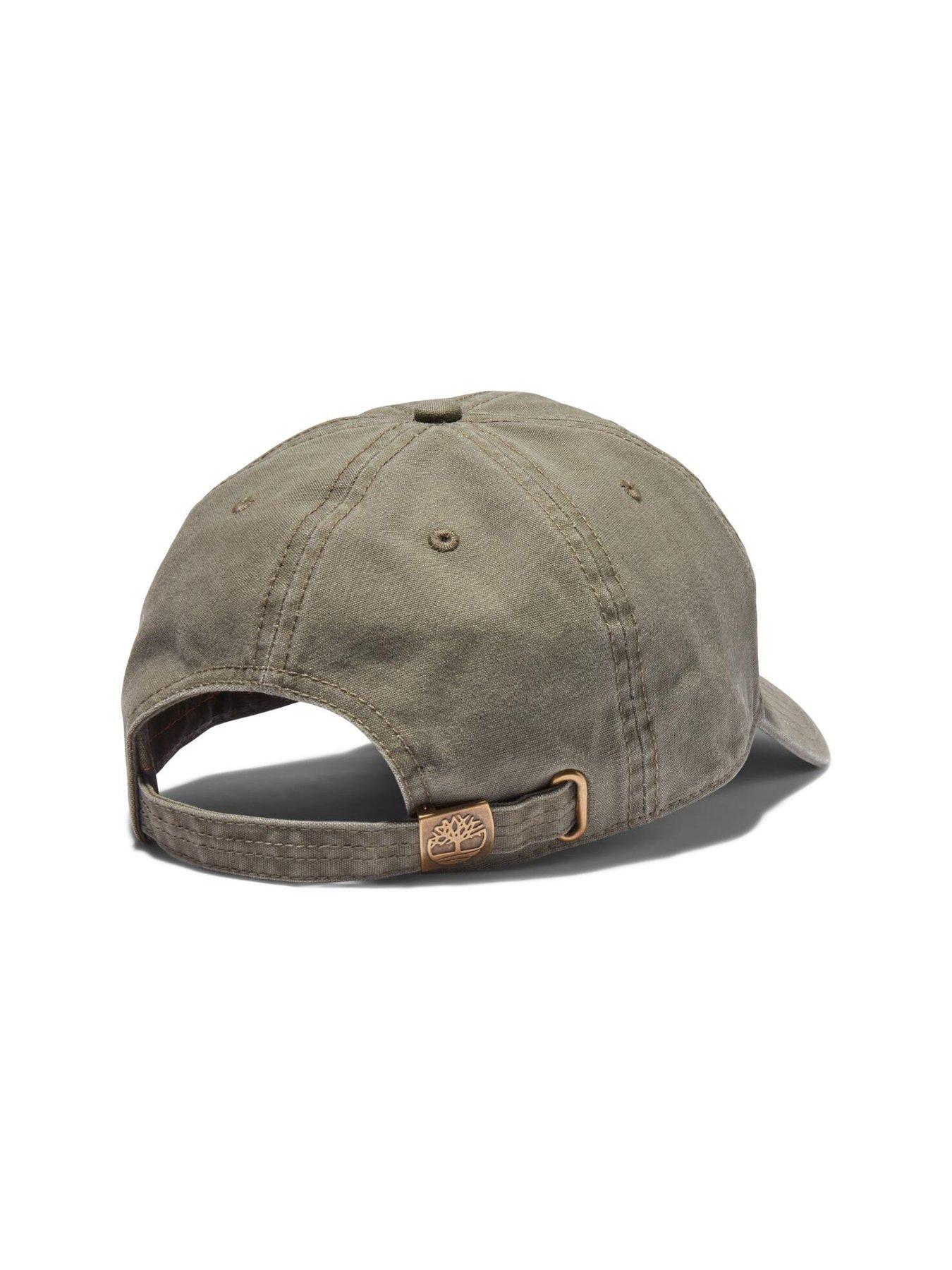 Timberland Cotton Canvas BB Cap Self Backstrap - Grey | Very.co.uk