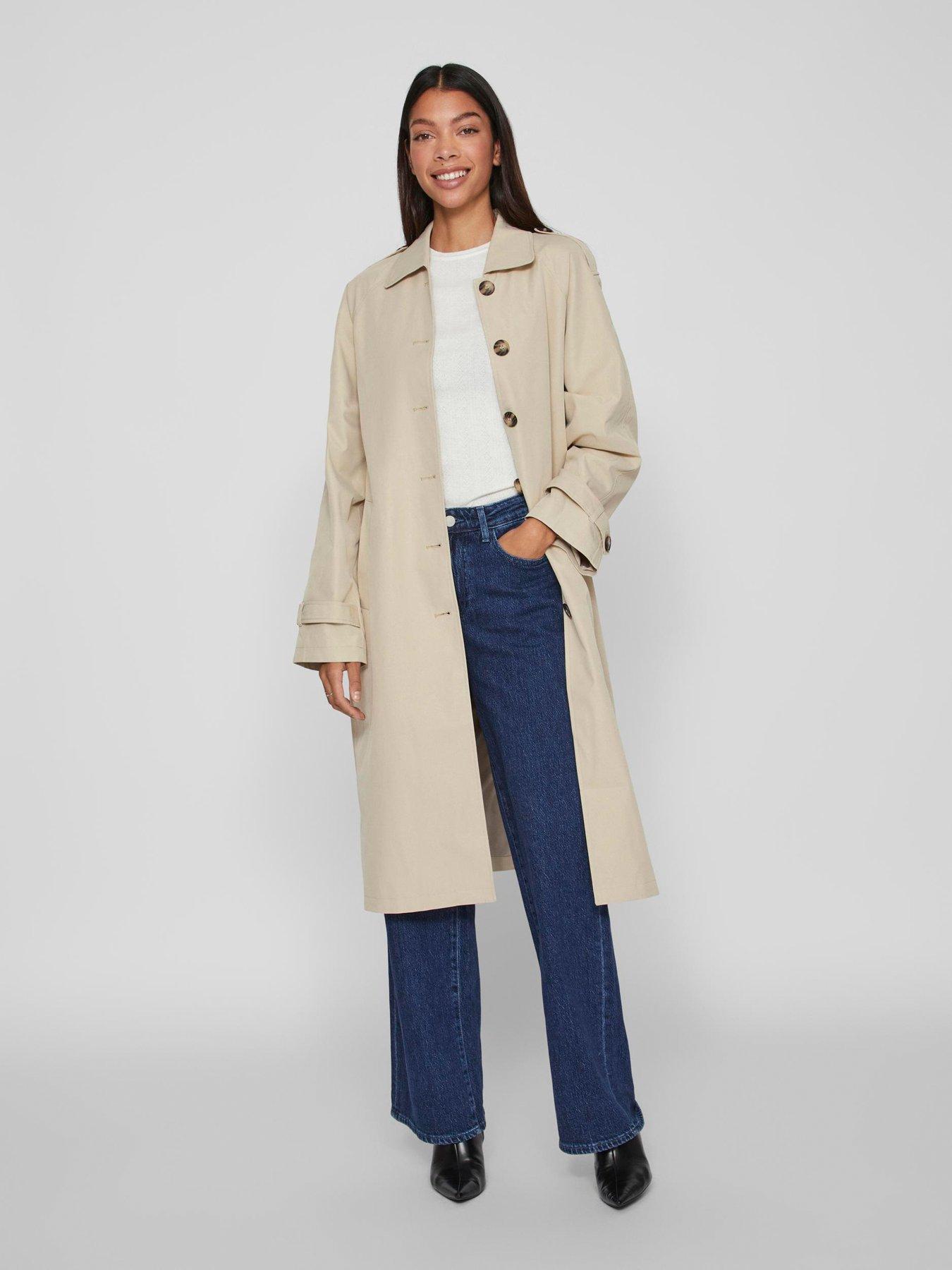 vila-trench-coat-feather-grey