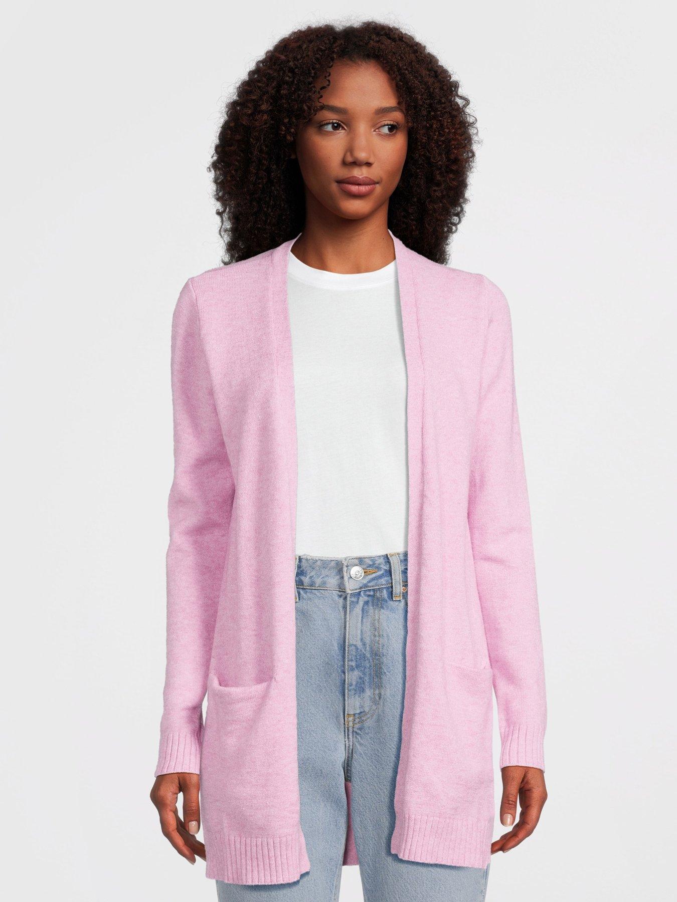 Light pink clearance long cardigan