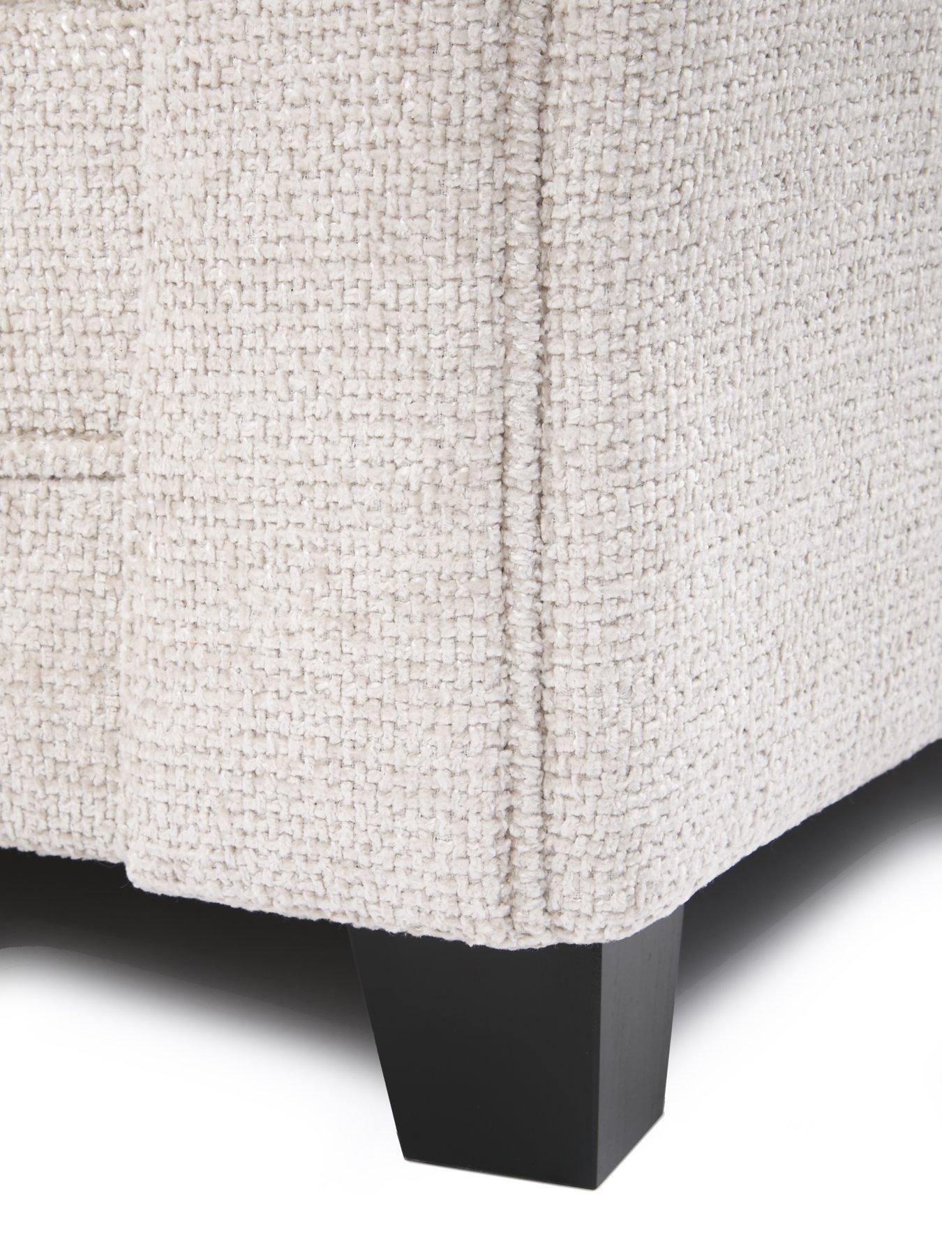Image 4 of 7 of The Very Collection Dury Chunky Weave Scatterback Corner Group Sofa - Natural - FSC&reg; Certified