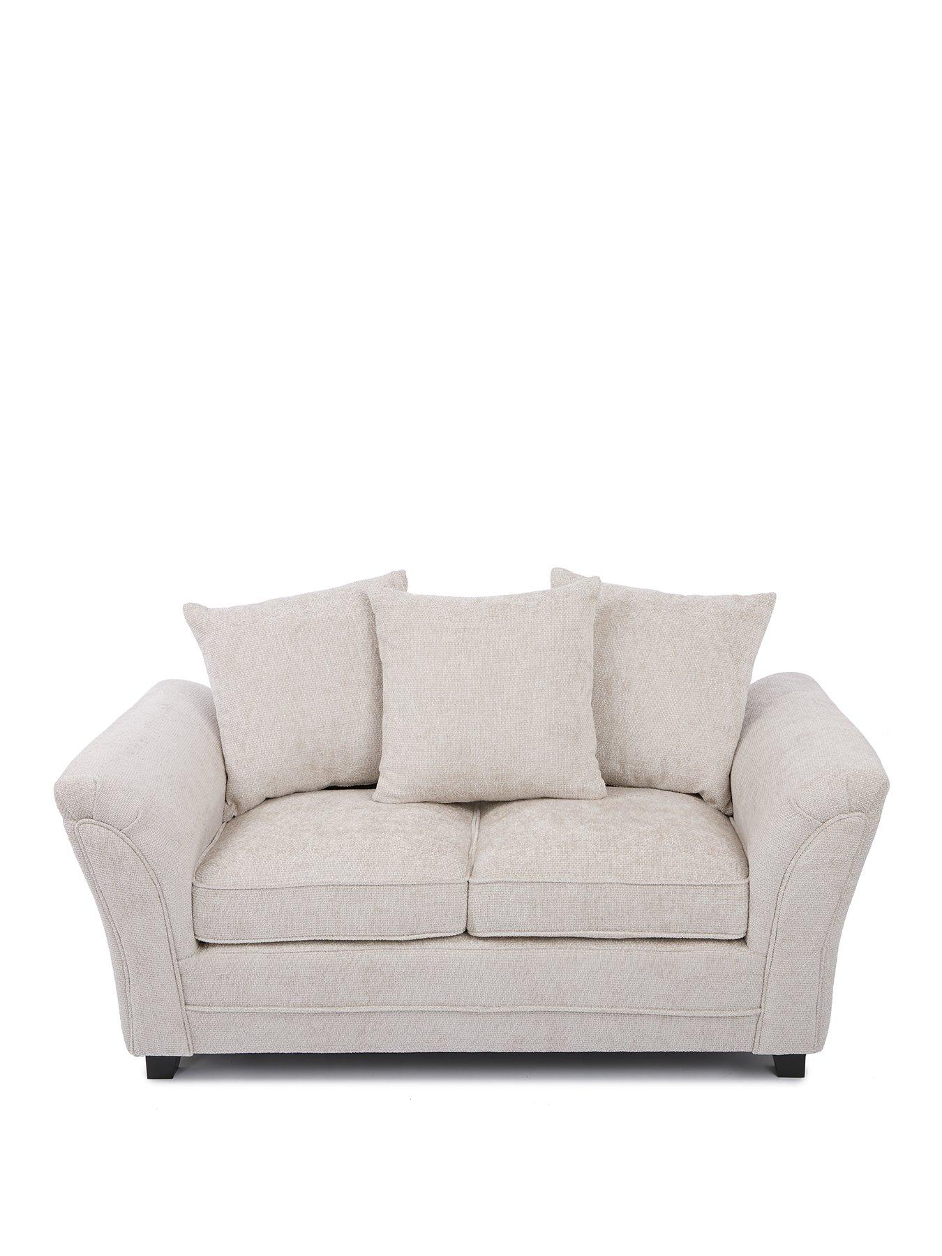Image 2 of 7 of Very Home Dury Chunky Weave 2 Seater Scatter Back Sofa - Natural - FSC&reg; Certified