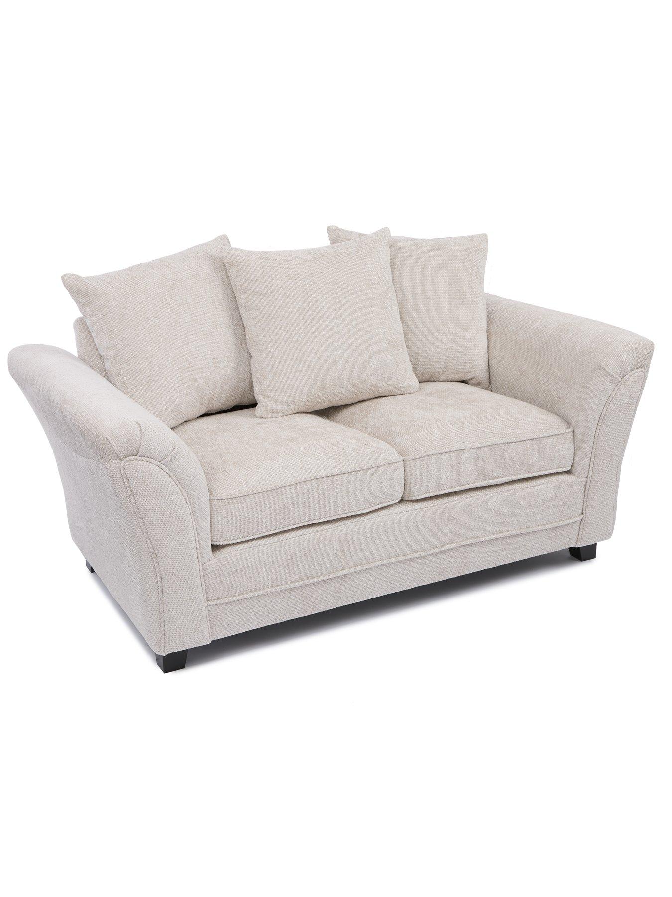 Image 3 of 7 of Very Home Dury Chunky Weave 2 Seater Scatter Back Sofa - Natural - FSC&reg; Certified