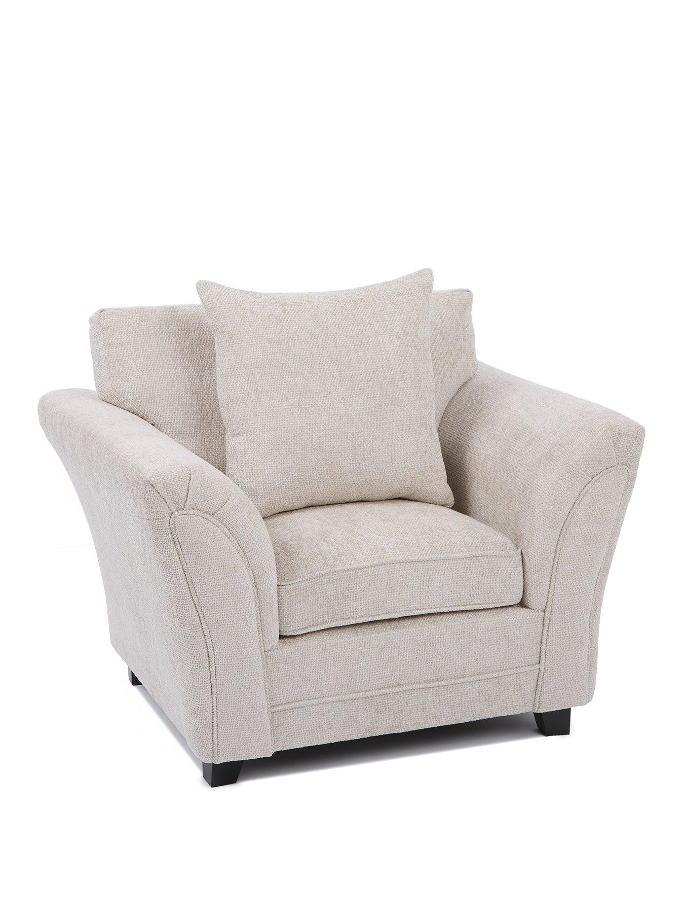Image 3 of 7 of Very Home Dury Chunky Weave Armchair - Natural - FSC&reg; Certified