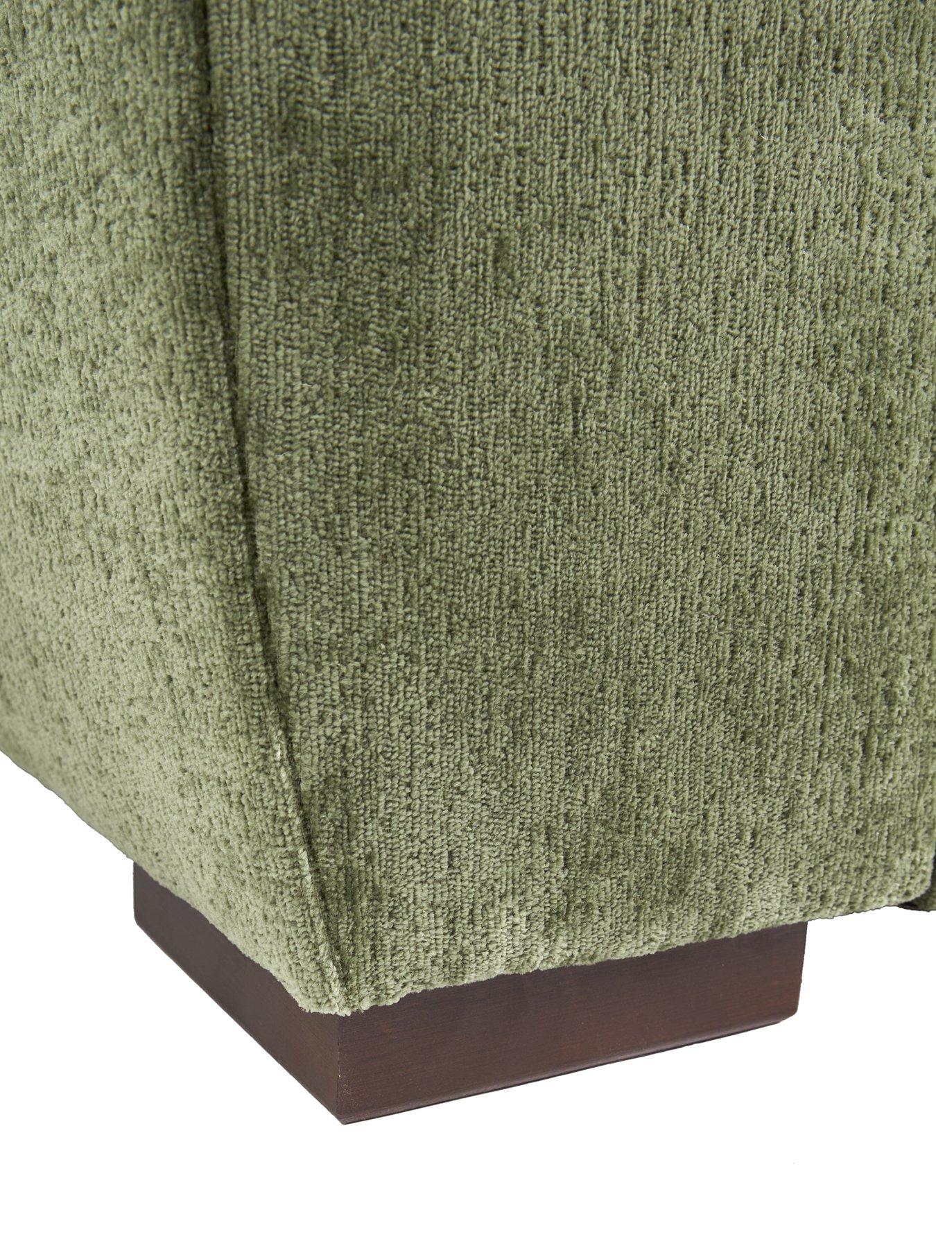 Image 5 of 7 of Very Home Salerno Standard Back 4 Seater Fabric Sofa -&nbsp;Green - FSC&reg; Certified