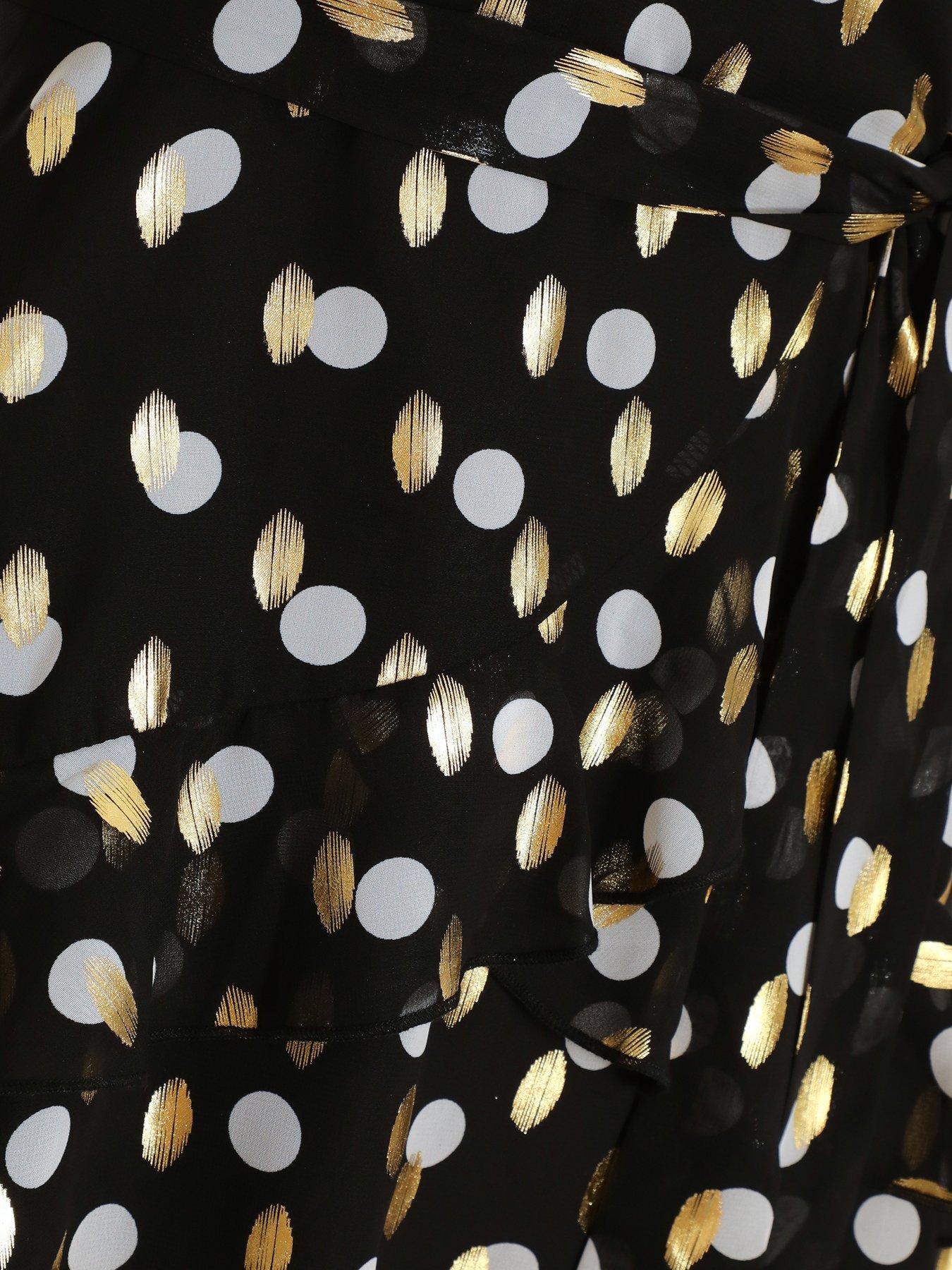 quiz polka dot skater dress