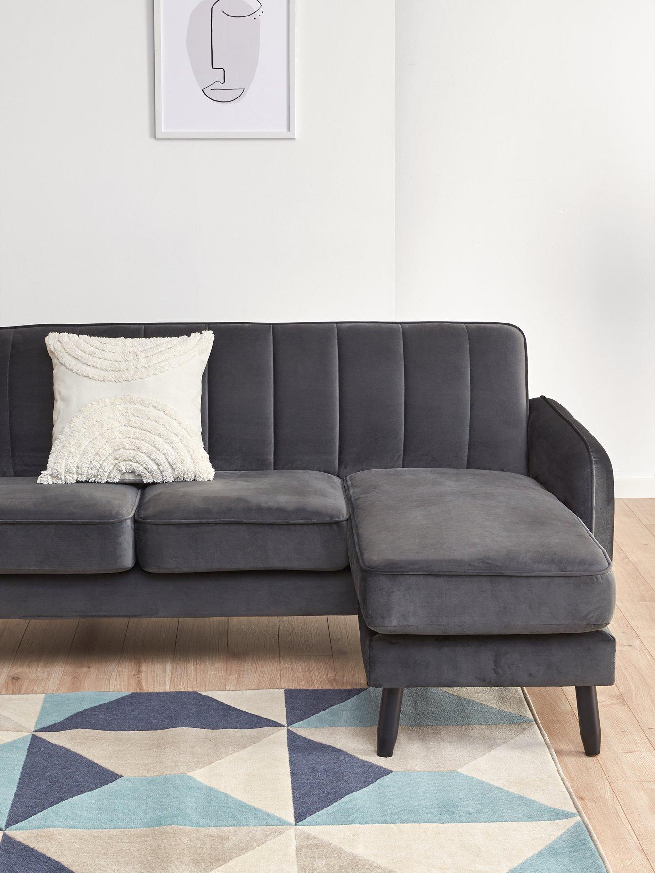 The Very Collection Jennifer Compact Reversible Fabric Chaise - FSC® Certified