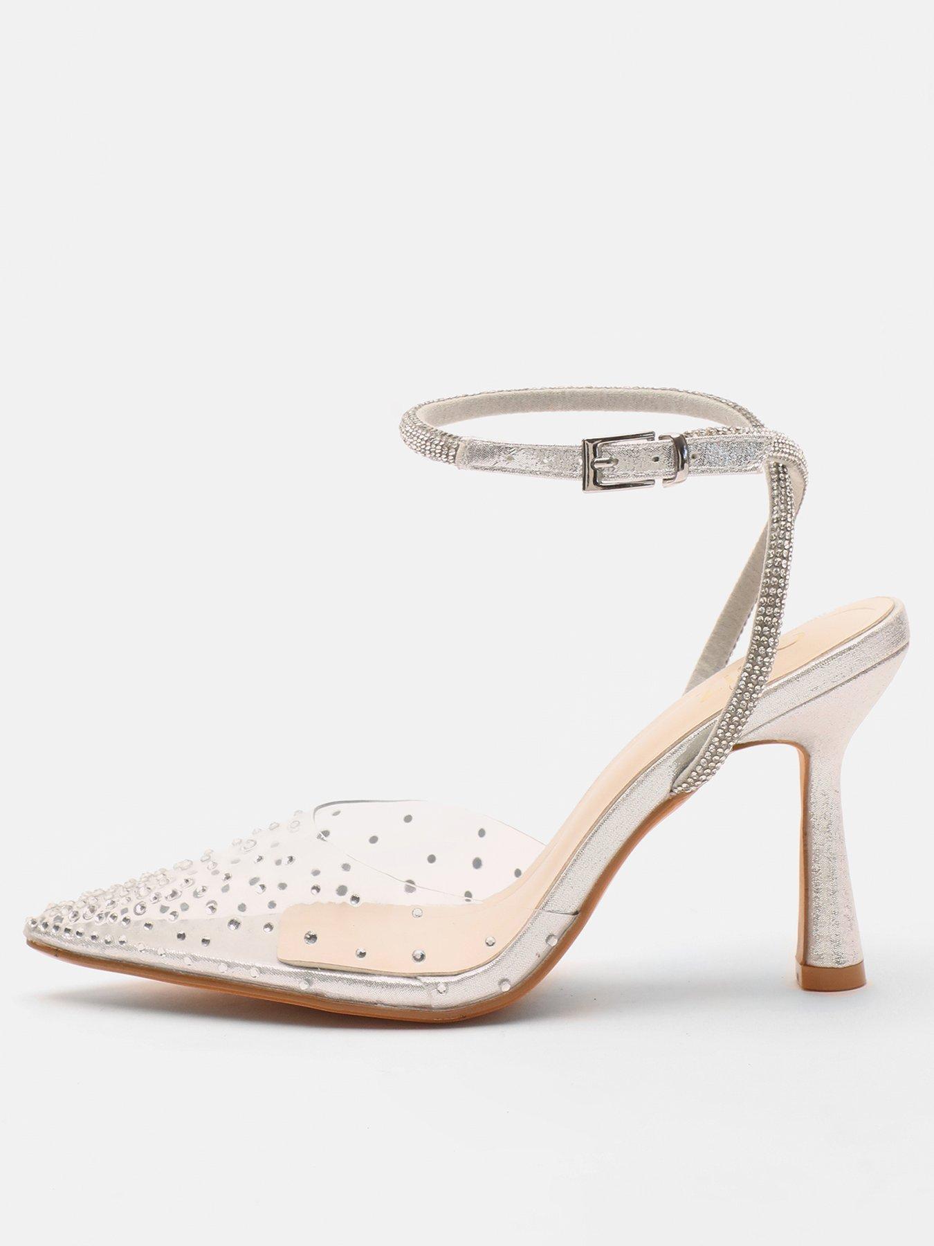 Clear court heels on sale uk